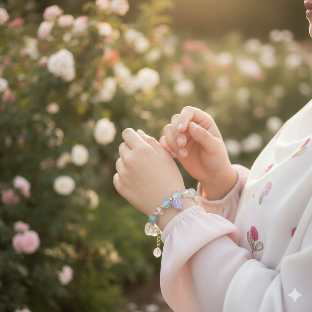 Crystal Beads Bracelet for Girls