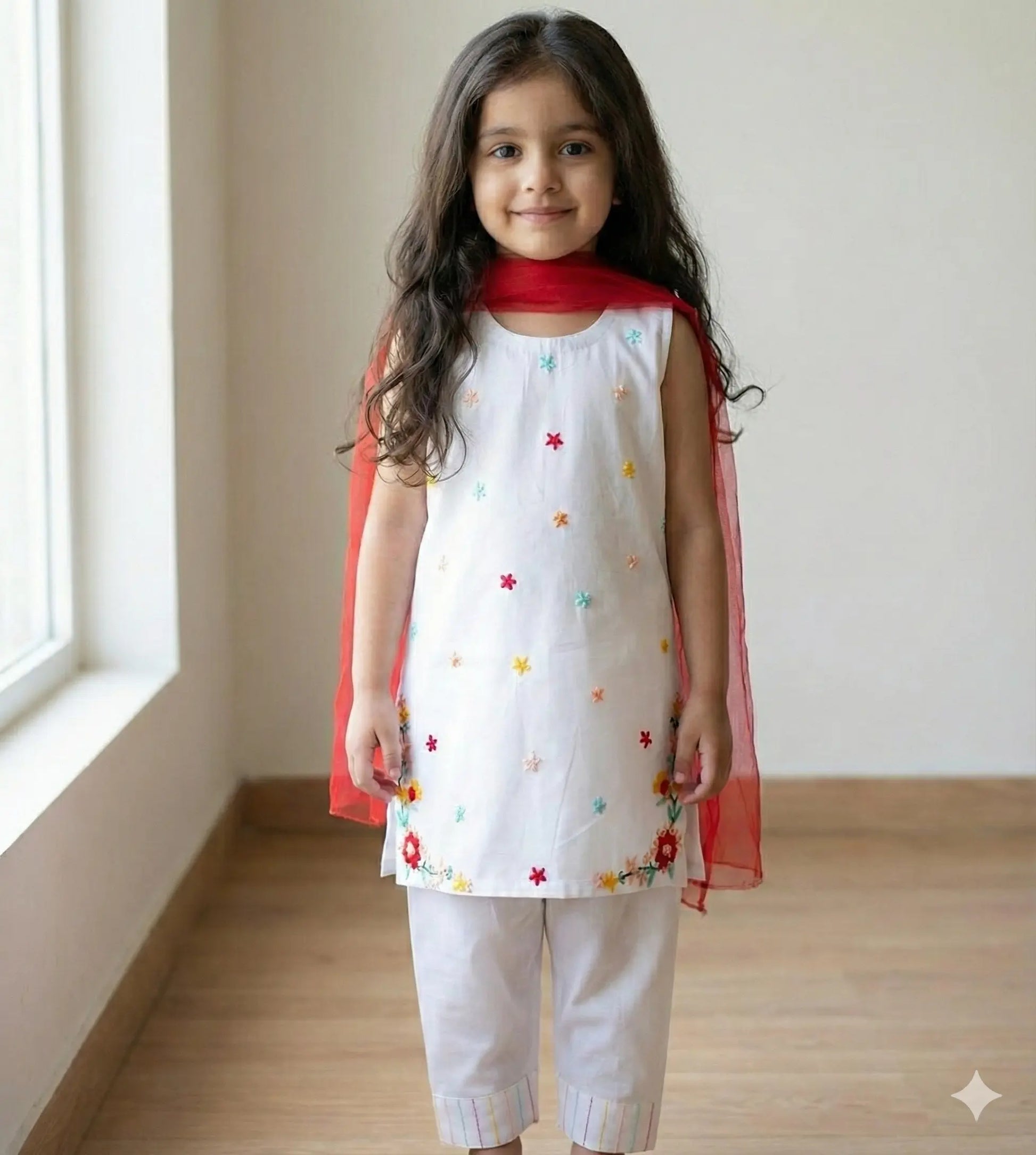 Lush and Loop Baby Girl Embroidered Dress - Lush and Loop