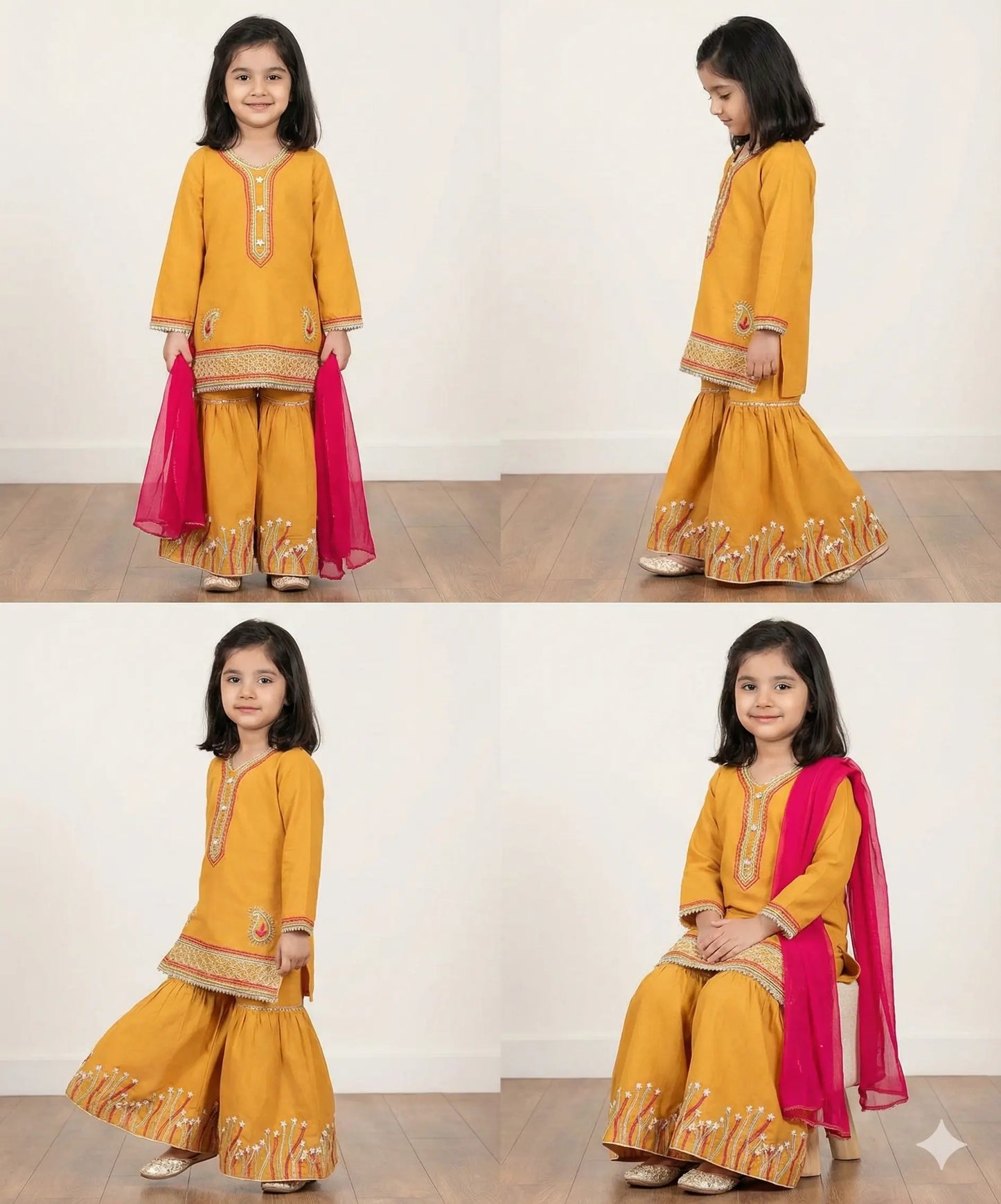 Lush and Loop Baby Girl Embroidered Dress - Lush and Loop