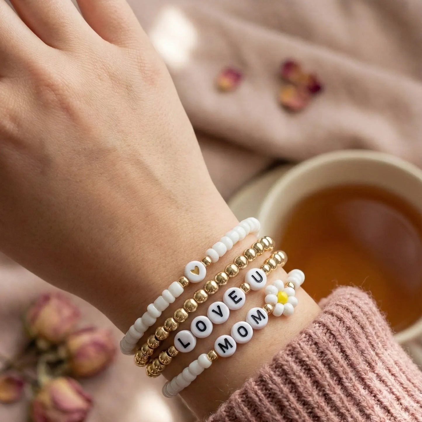 Handcrafted Beads Bracelet by Lush & Loop - Lush and Loop