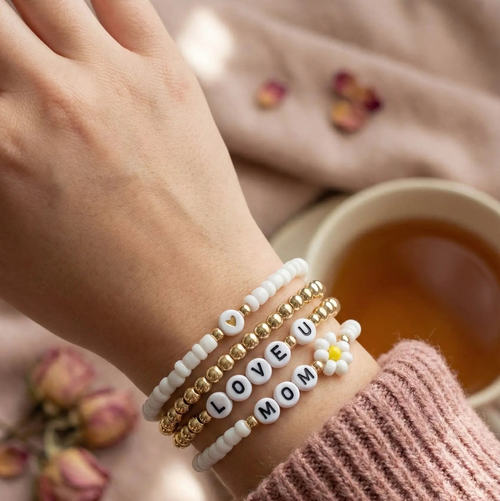 Handcrafted Beads Bracelet by Lush & Loop - Lush and Loop