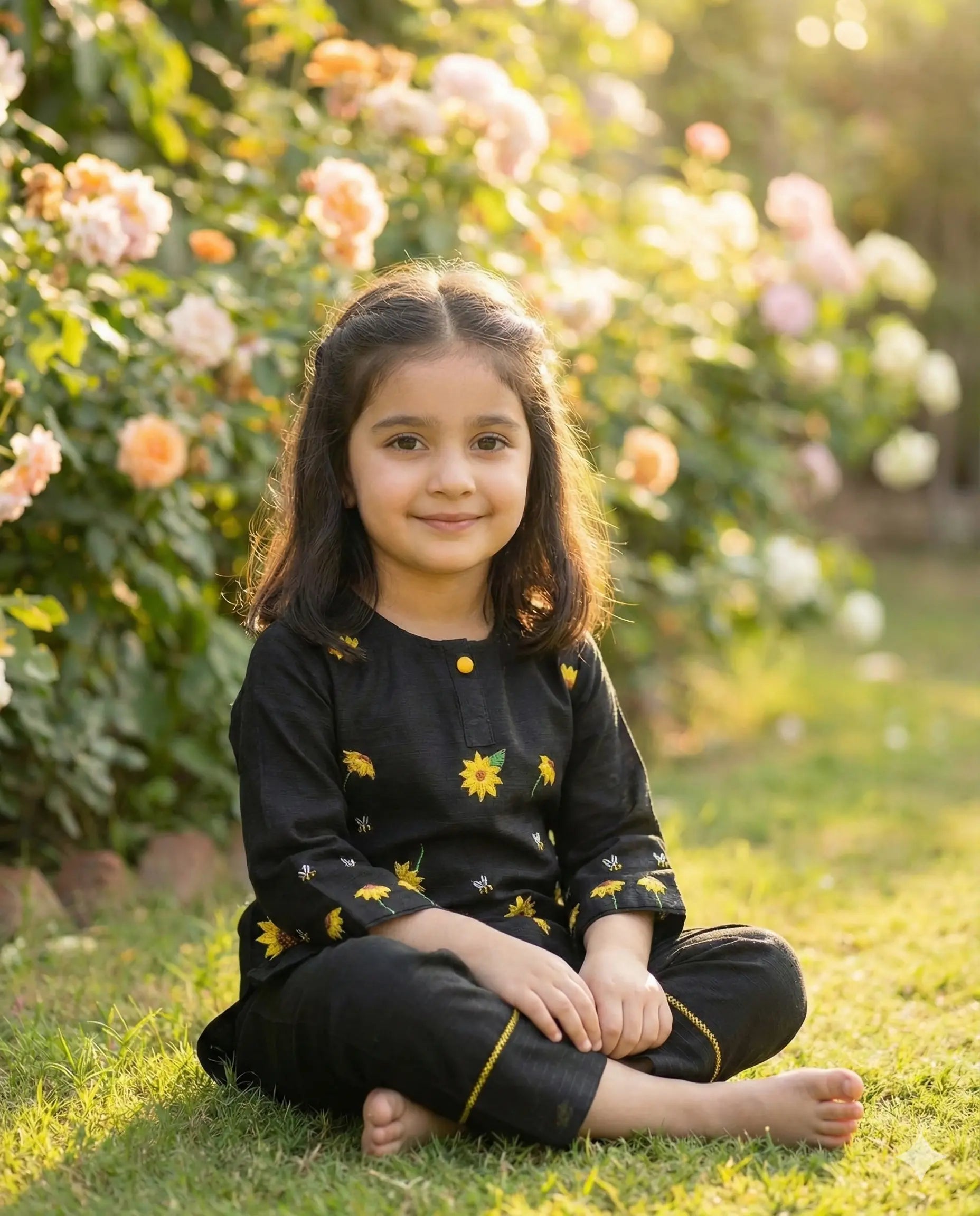 Lush and Loop Baby Girl Embroidered Dress - Lush and Loop