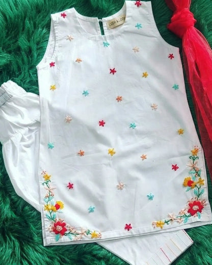 Lush and Loop Baby Girl Embroidered Dress - Lush and Loop