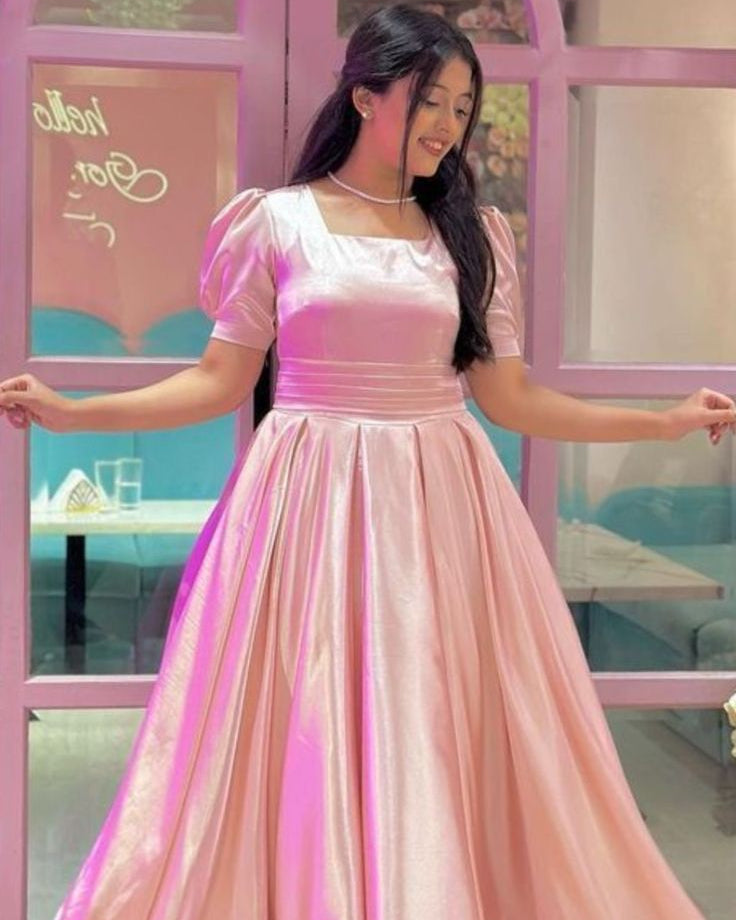 Enchanted Rose Princess Samose Gown – Disney-Inspired Pink Ball Dress