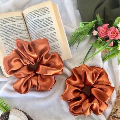 Premium Satin Scrunchies Set – Soft, Elegant Hair Ties for Women & Girls | Lush and Loop - Lush and Loop