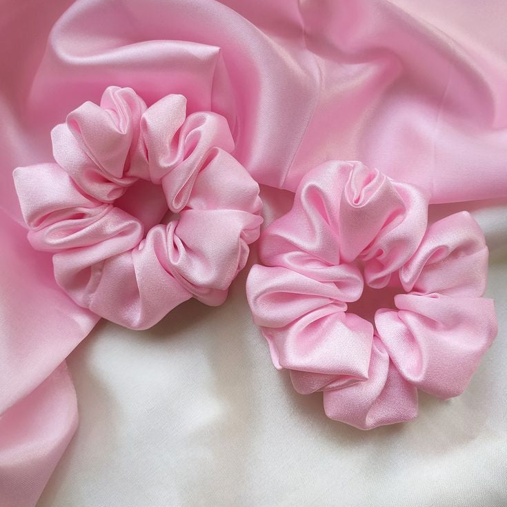 Premium Satin Scrunchies Set – Soft, Elegant Hair Ties for Women & Girls | Lush and Loop