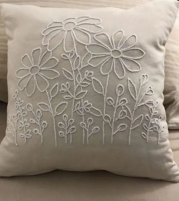Luxurious Embroidered Cushion Cover – Lush and Loop - Lush and Loop