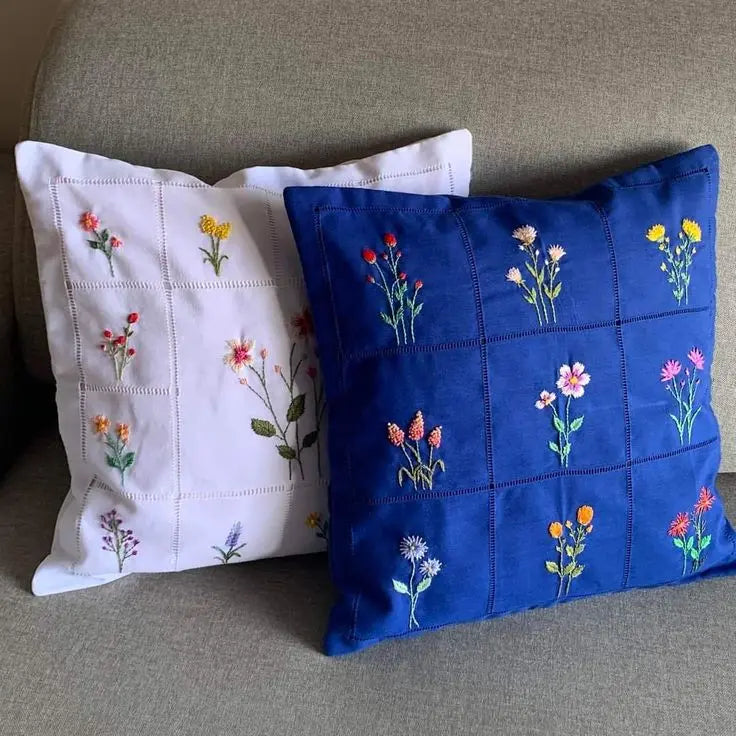 Luxurious Embroidered Cushion Cover – Lush and Loop - Lush and Loop