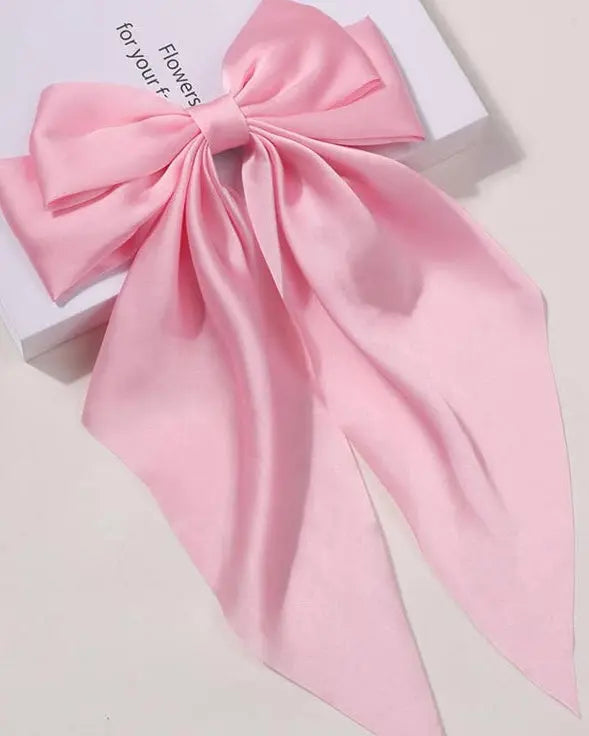 Long Tail Hair Bow Clip_Lush and Loop - Lush and Loop