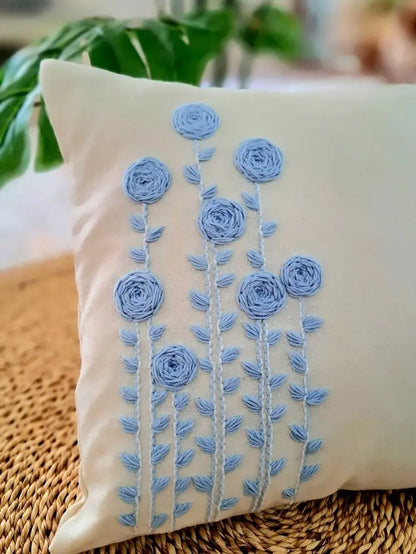 Luxurious Embroidered Cushion Cover – Lush and Loop - Lush and Loop